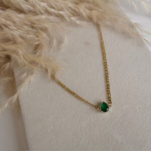 Collar Gota verde